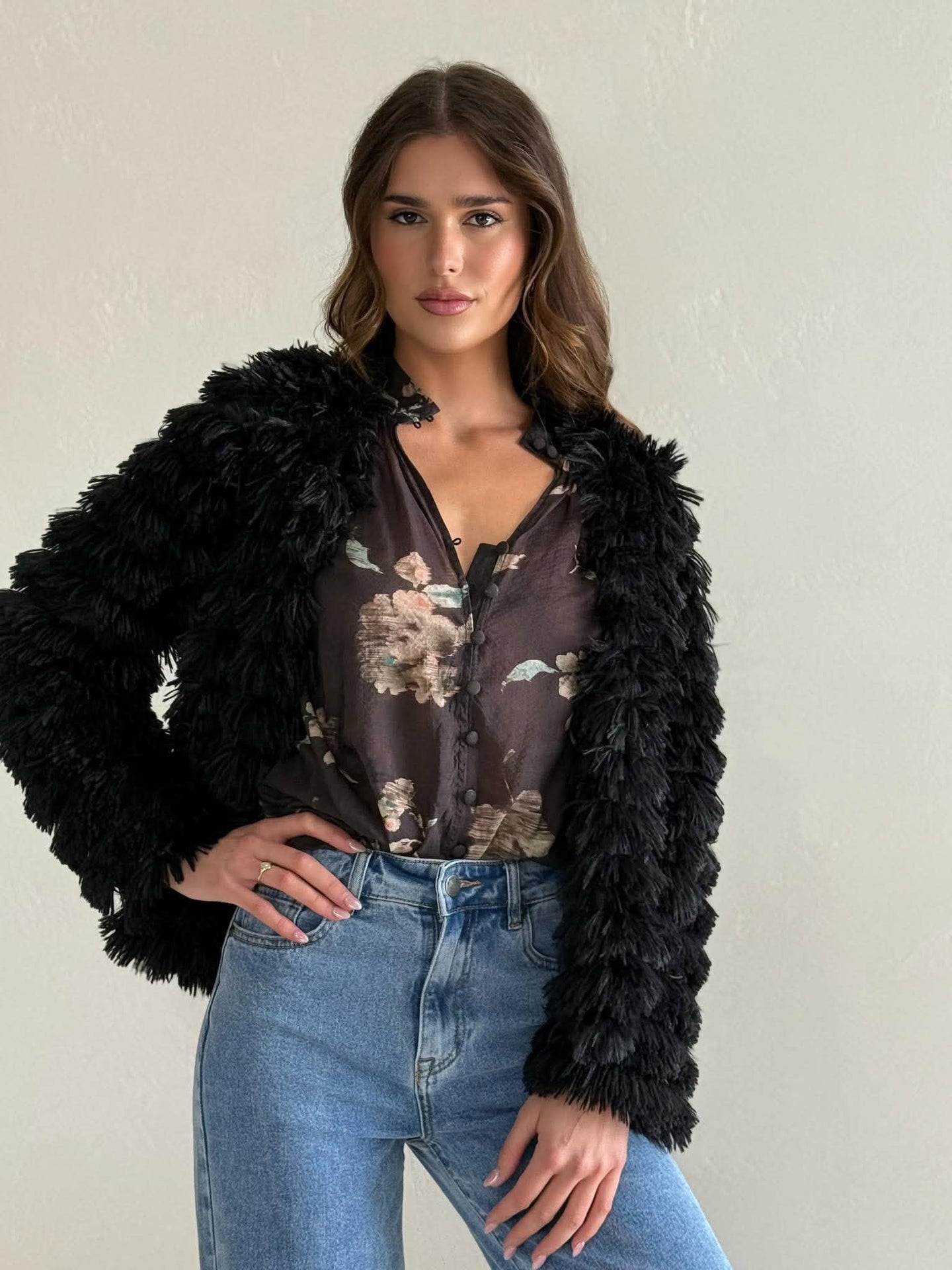 SARAH COAT- BLACK