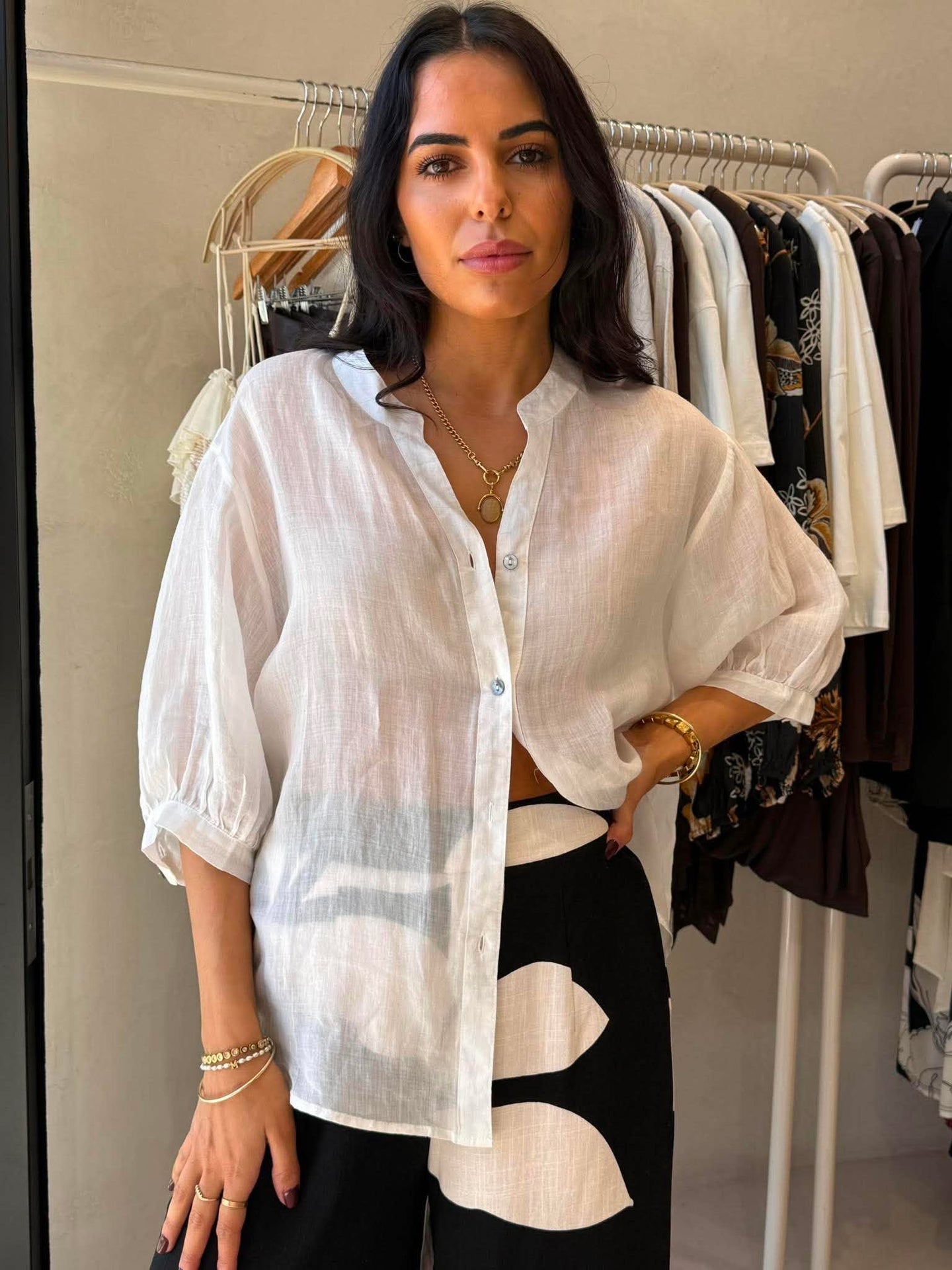 JEMMA TOP- WHITE