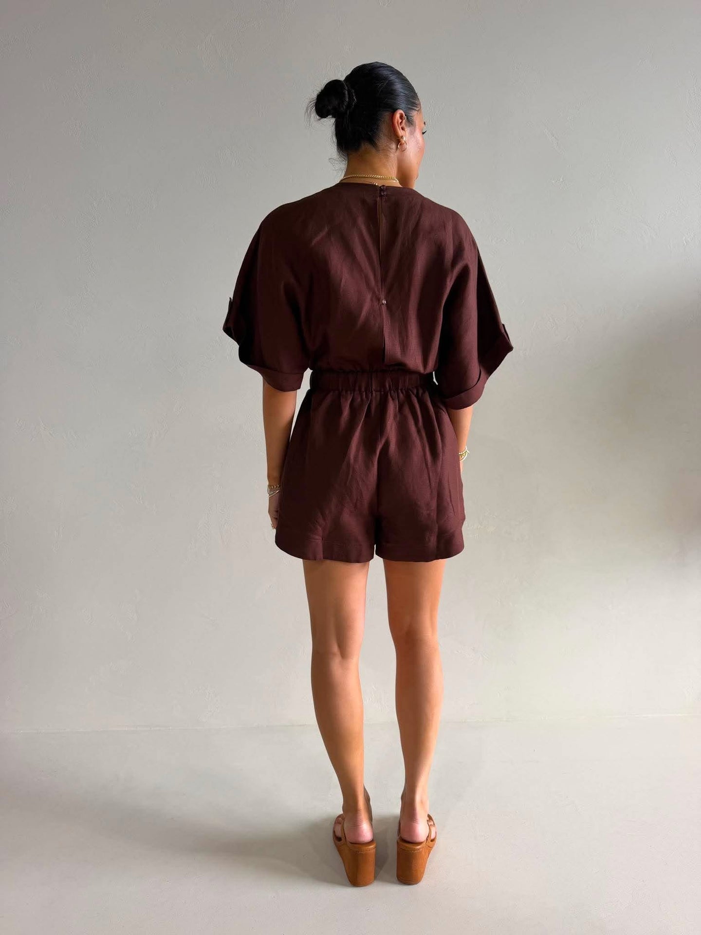 RHODES WRAP PLAYSUIT