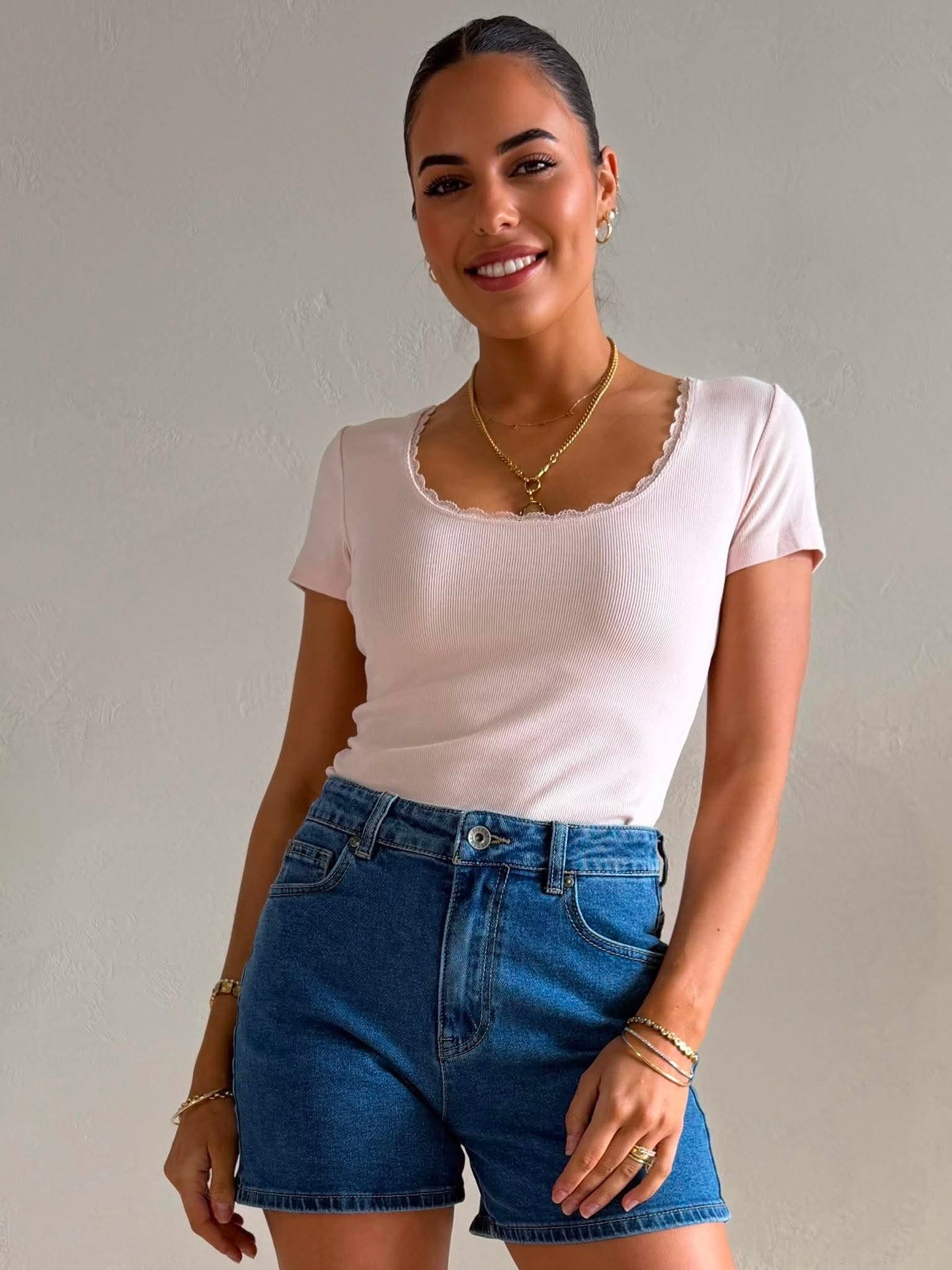 KYIA SHORT COMFORT- MID BLUE