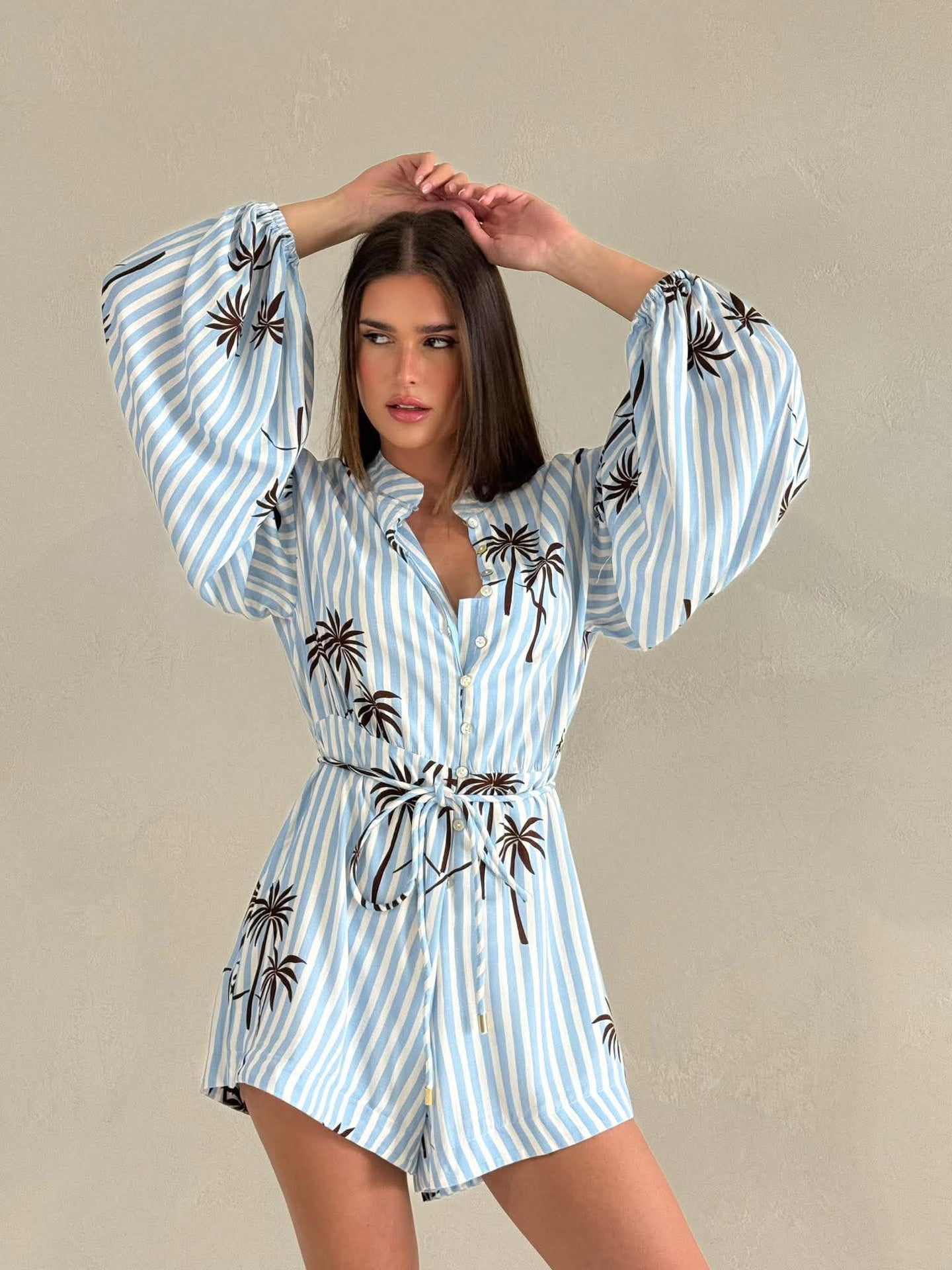 ZARA STRIPE PLAYSUIT