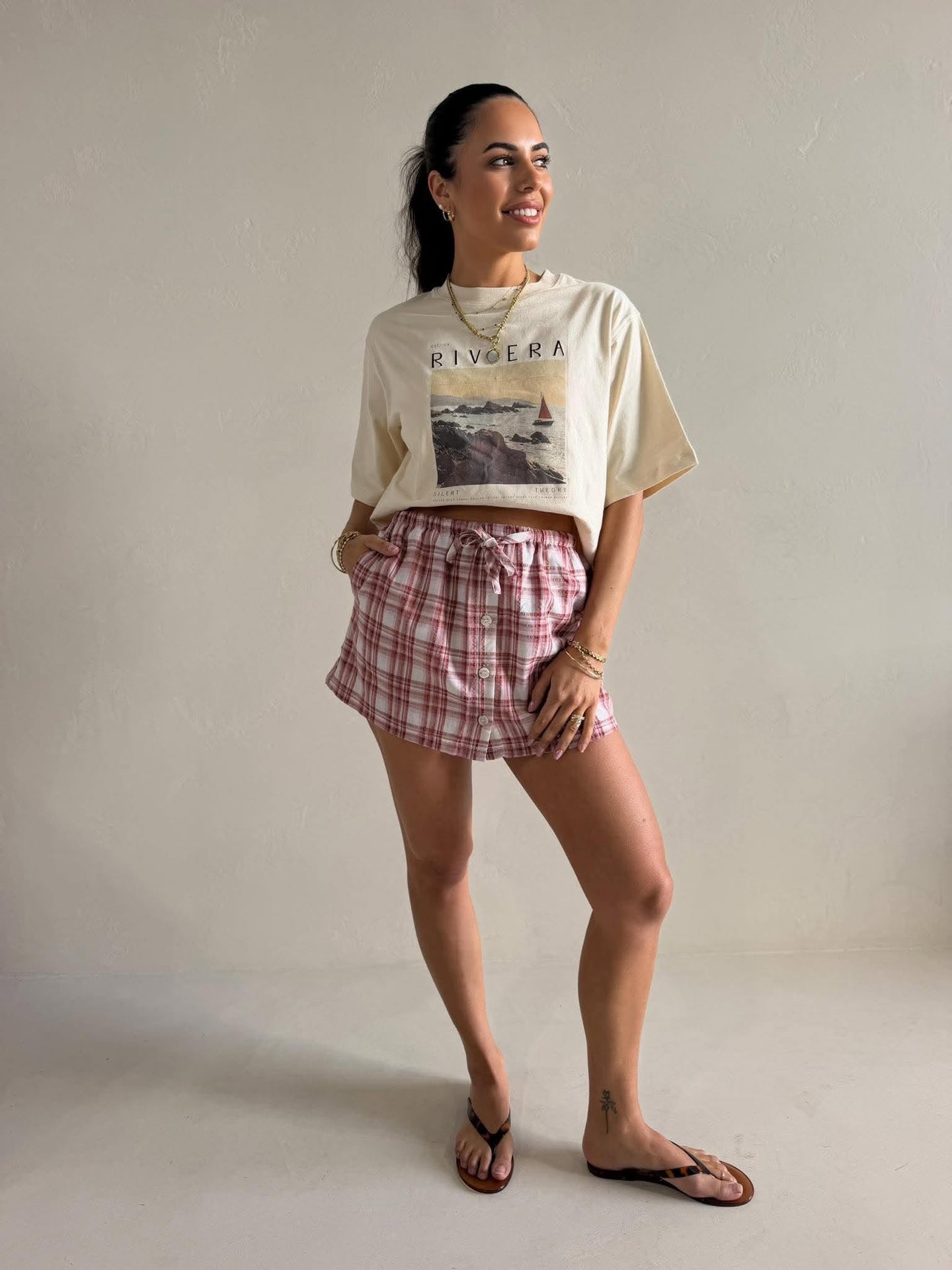 CHELSEA CHECK SKORT