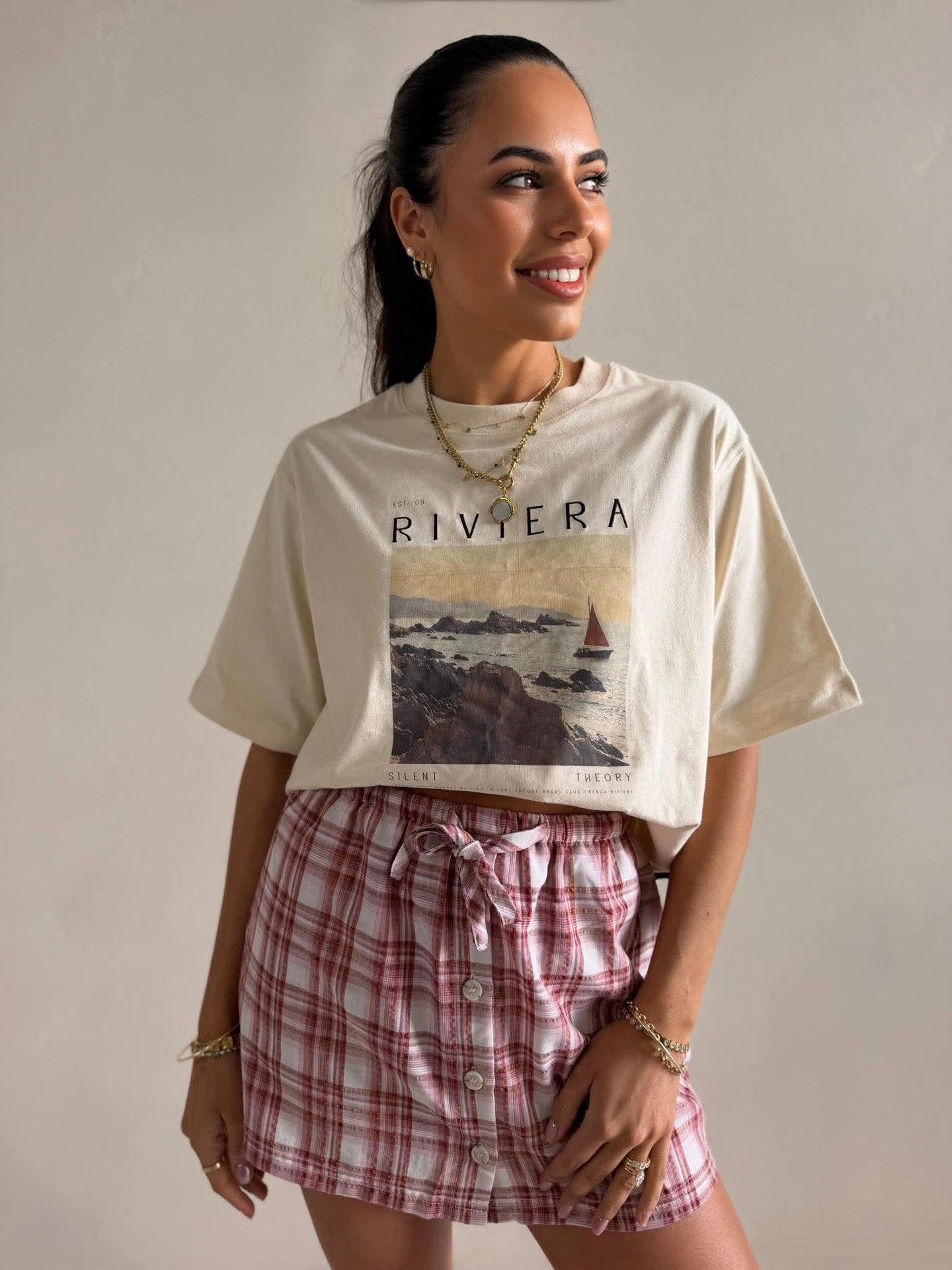 CHELSEA CHECK SKORT