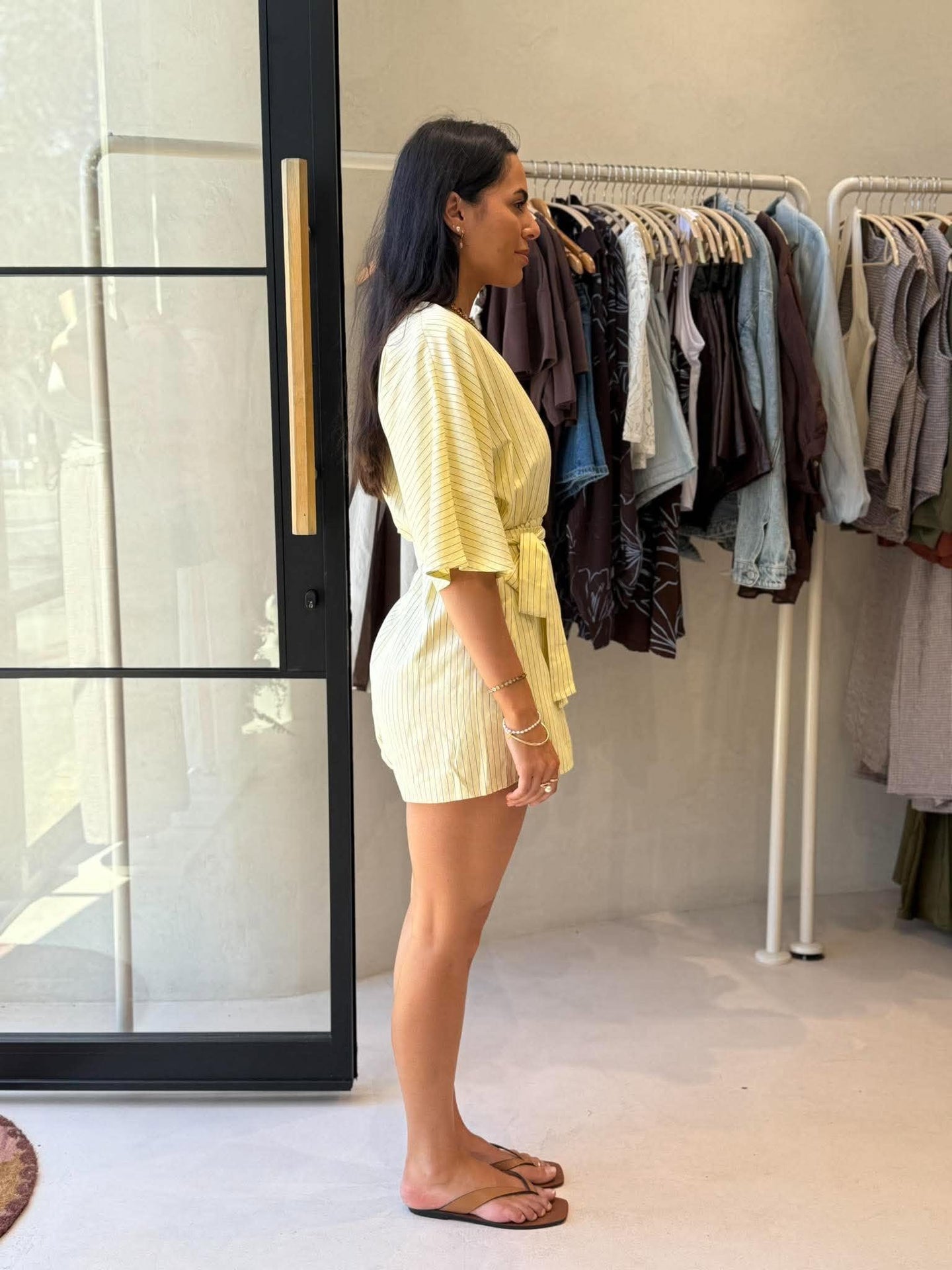 KIKI PLAYSUIT -LEMON