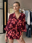 OMA SHIRT - FLORAL WINE