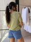 SUMMER KNIT TOP - GREEN