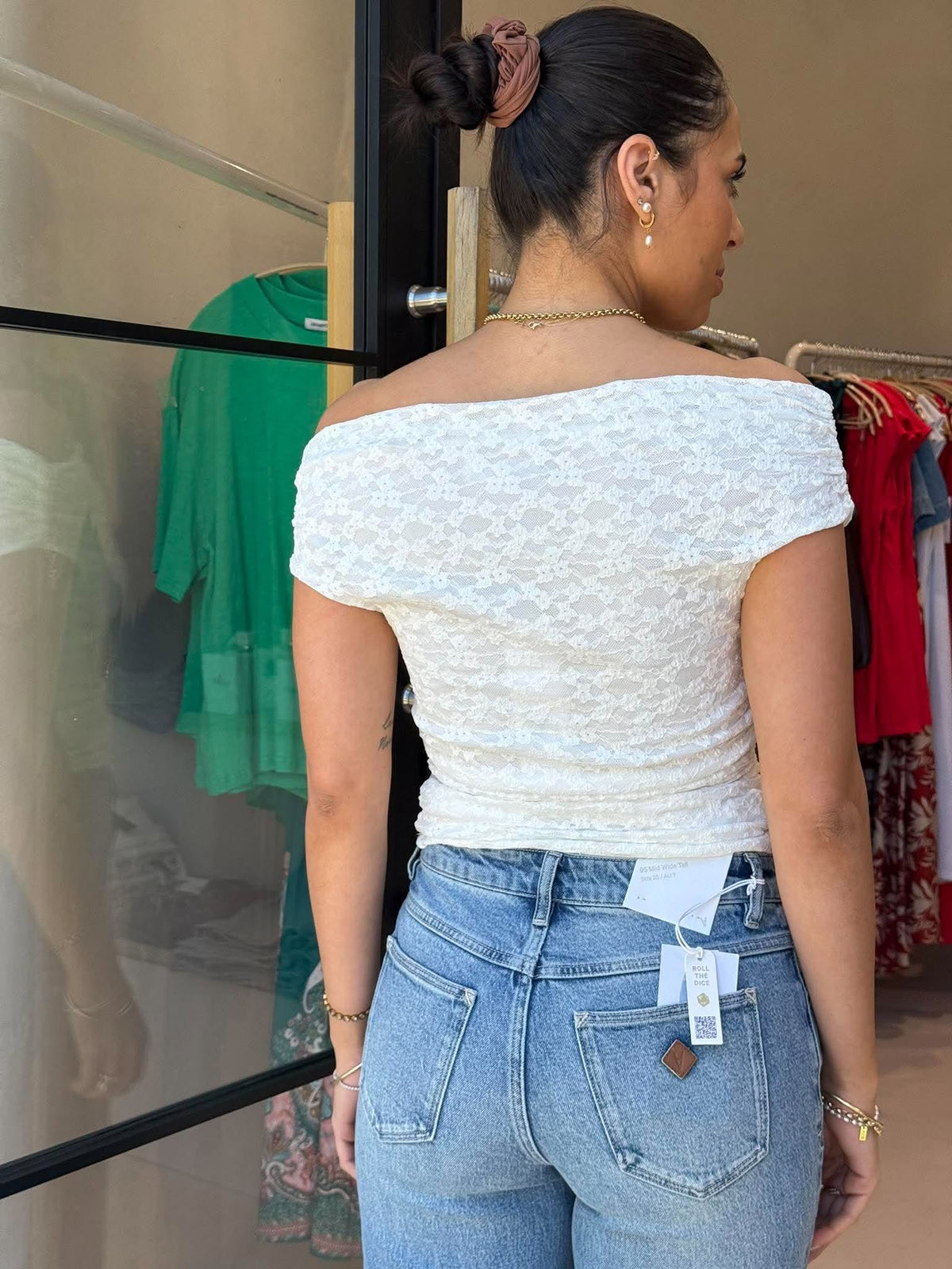 LIBERTIES OFF SHOULDER TOP