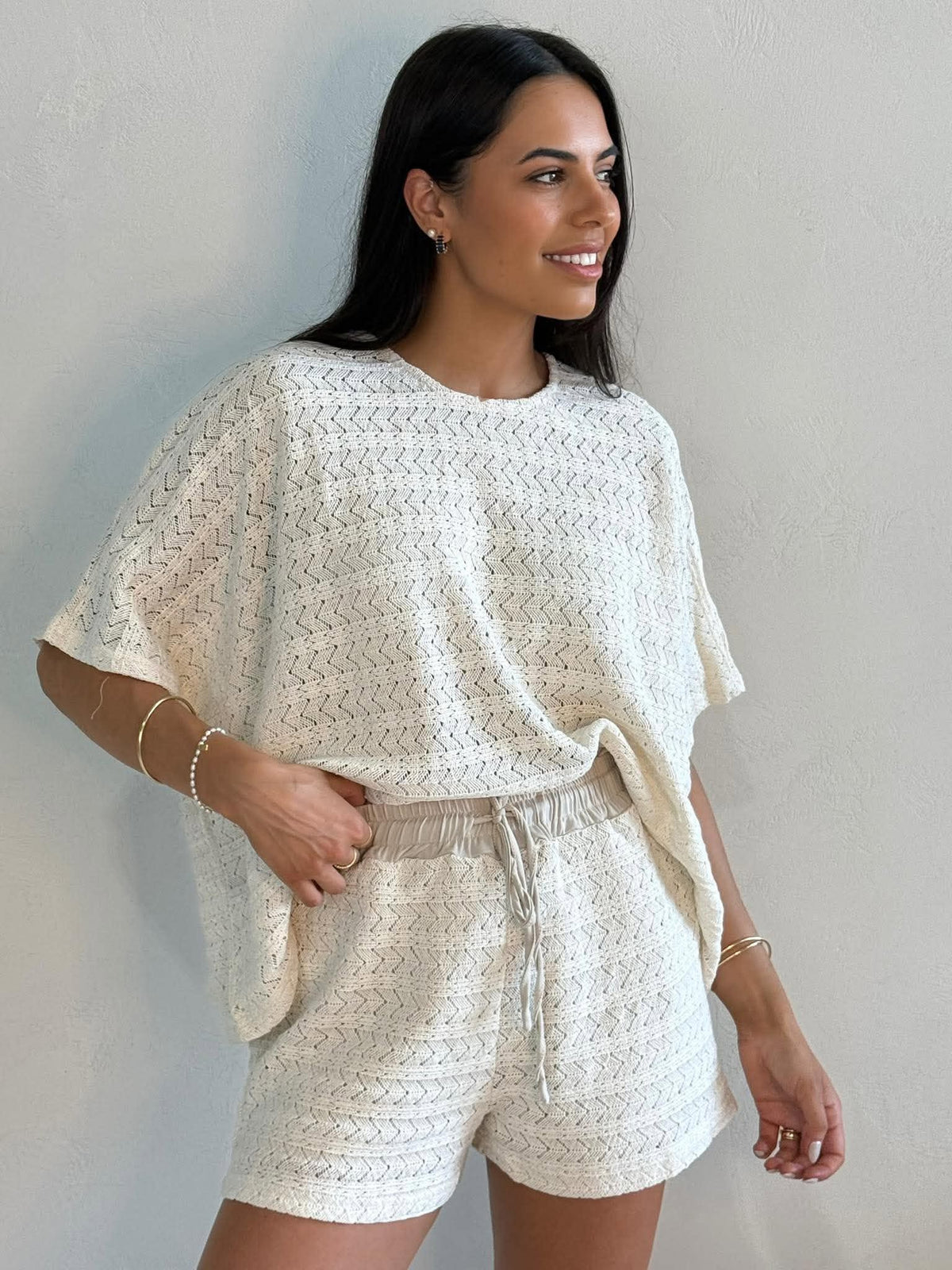 LILLIAN KNIT SHORT SET