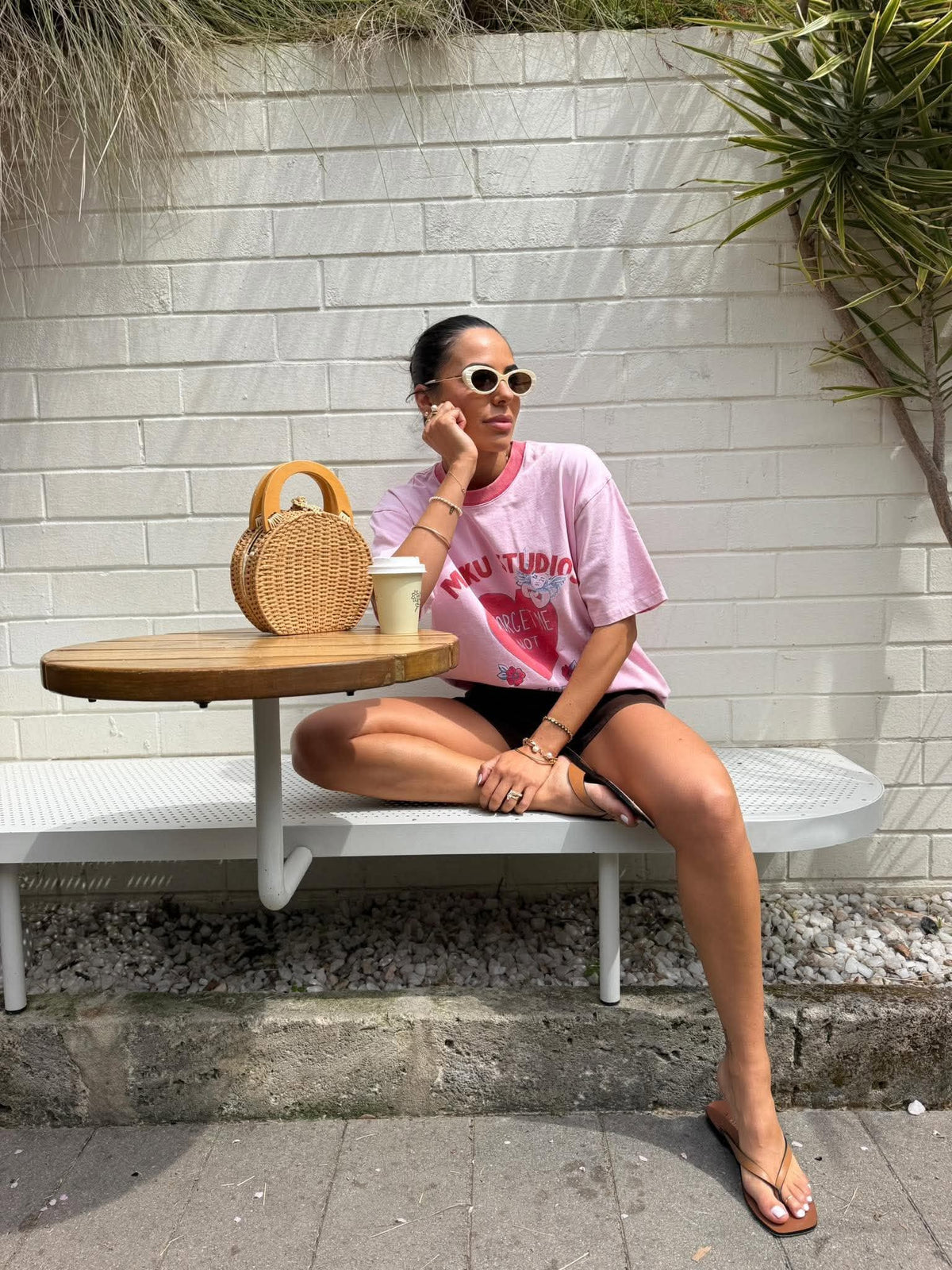 HEARTBREAKER OVERSIZED TEE- MAKU