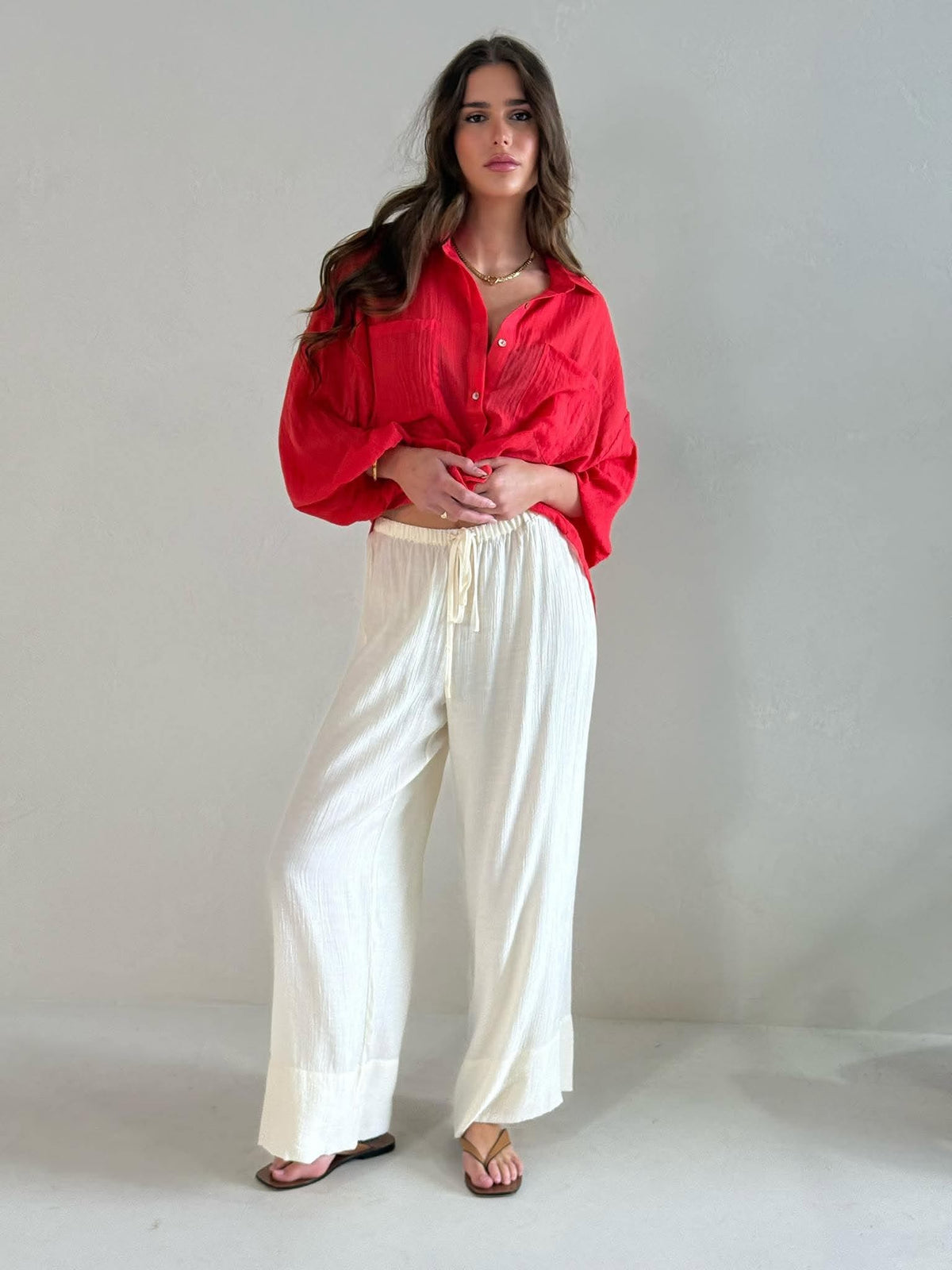 MADRID SHIRT- CHILLI RED