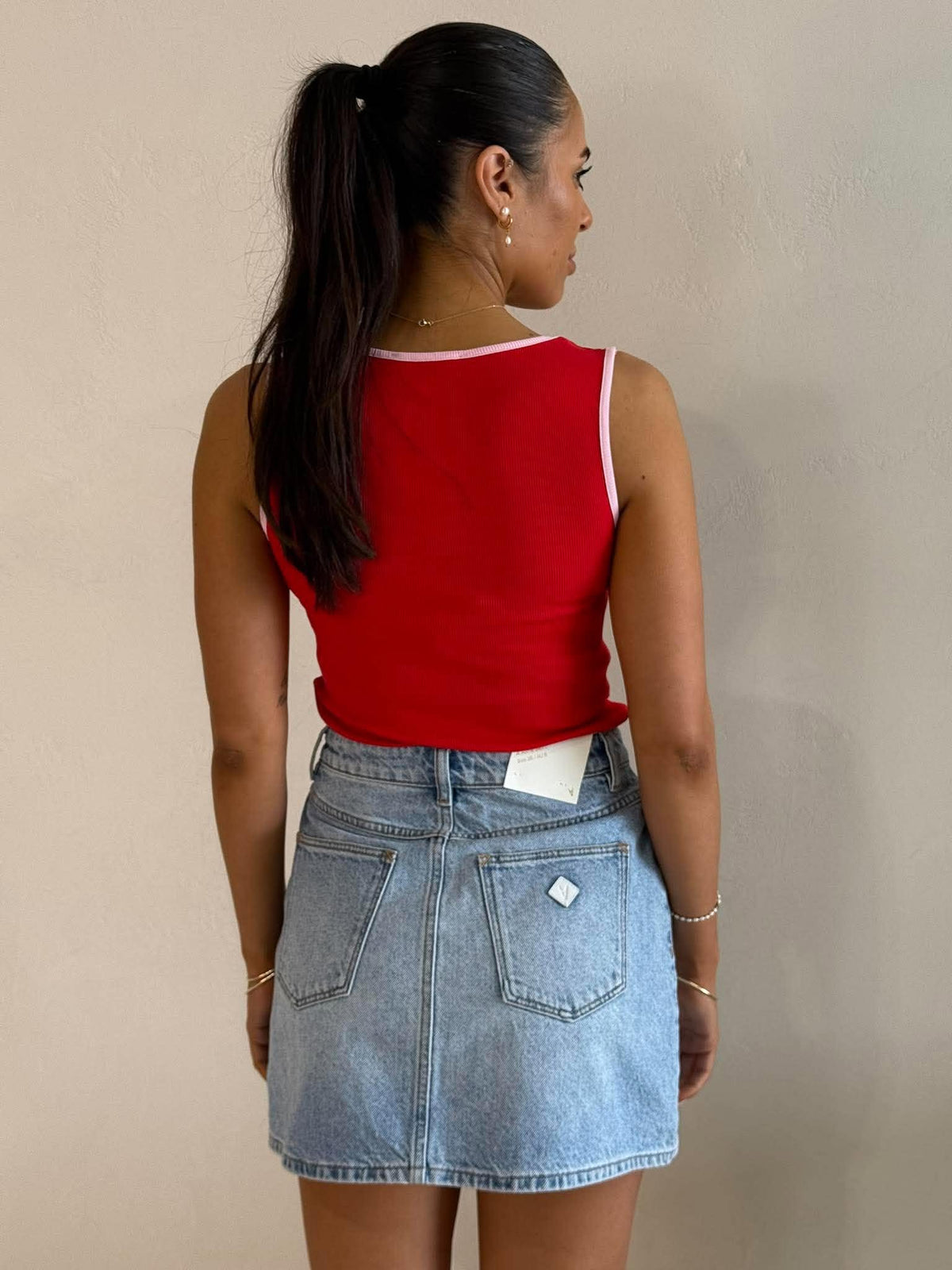 DOUBLE TAKE TANK- RED