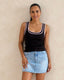 DOUBLE TAKE TANK- PLUM