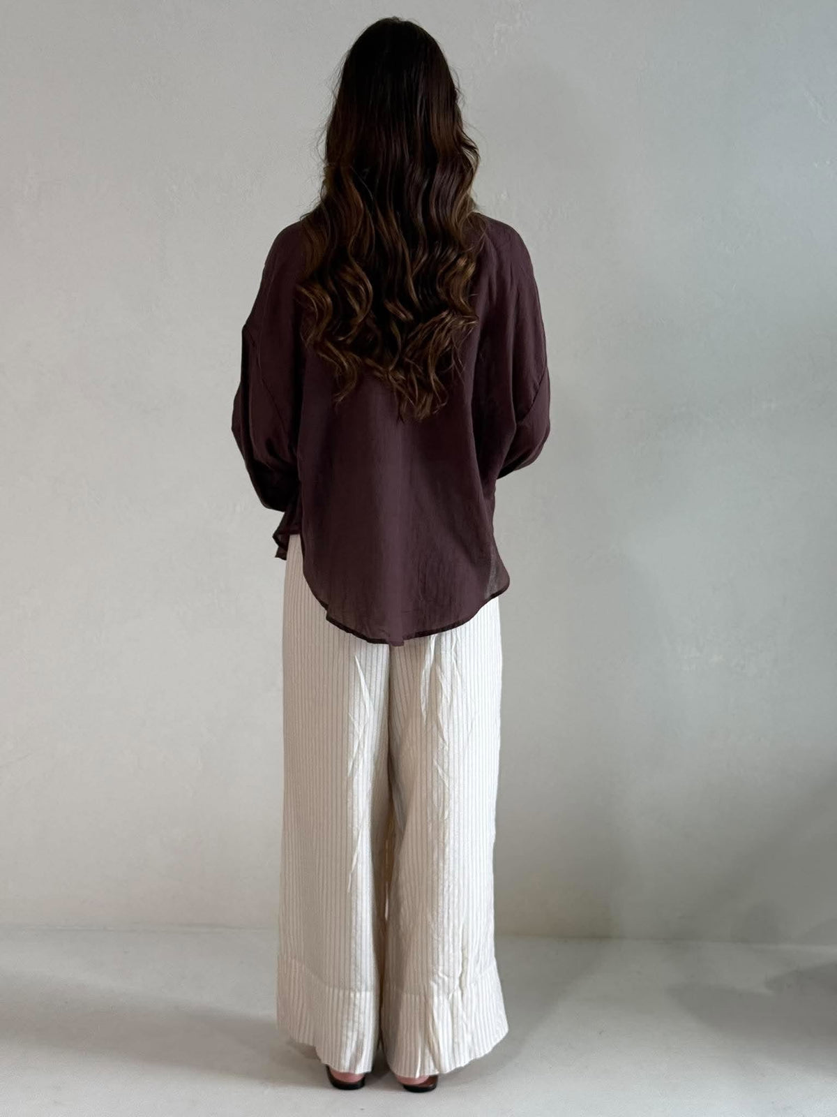 SIENNA PANT- SEASHELL PINSTRIPE