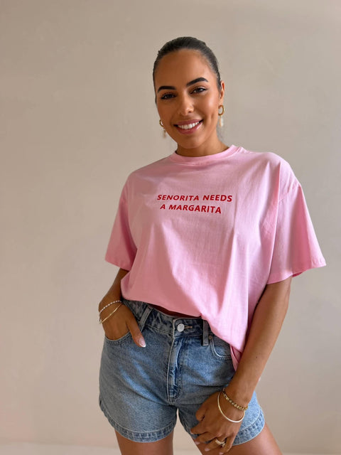 PINK SENORITA TEE