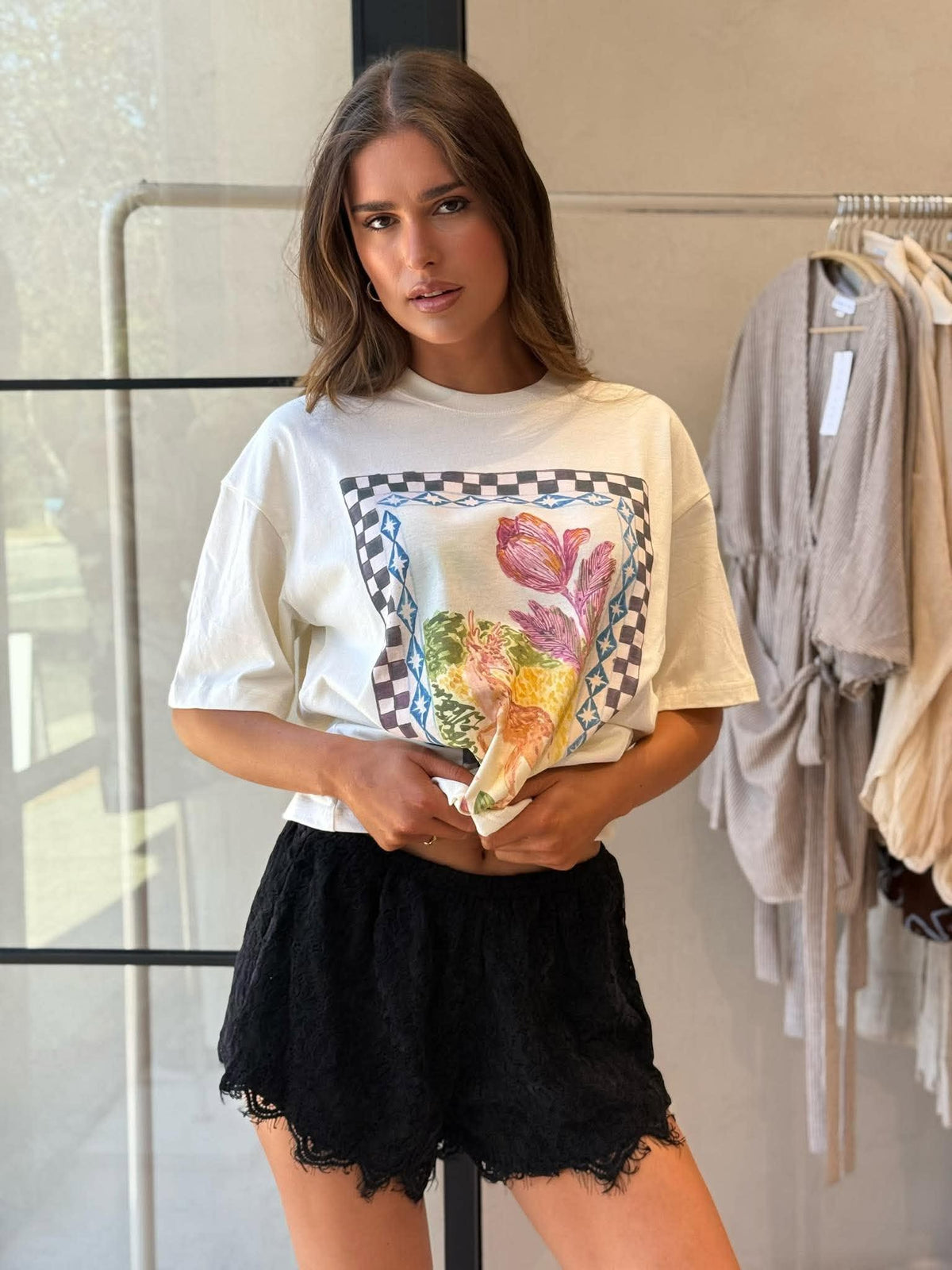 CELESTIAL GARDEN OVERSIZE TEE