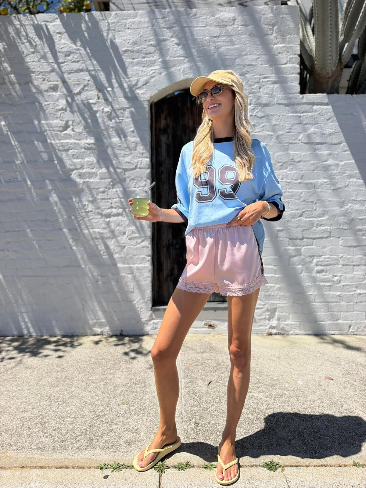 COURTSIDE SATIN SHORTS- PINK