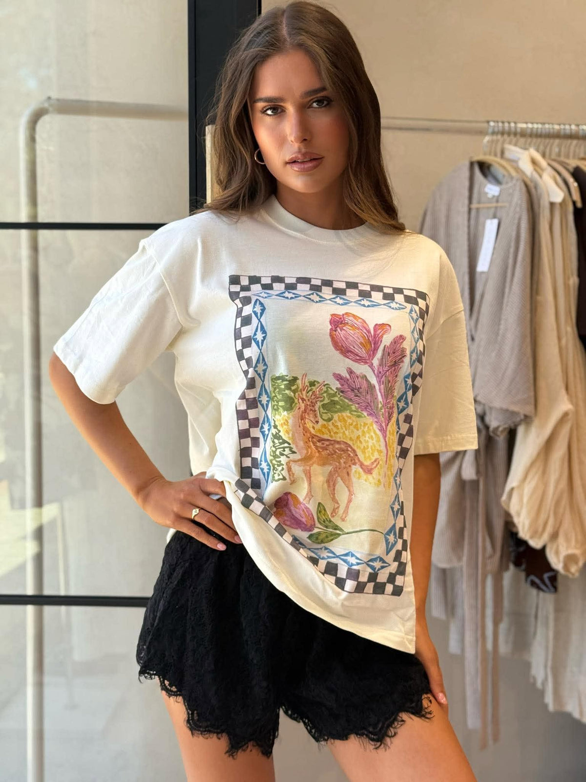 CELESTIAL GARDEN OVERSIZE TEE