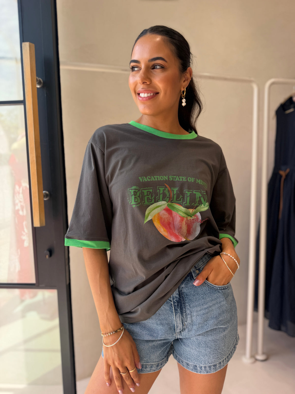 BELLINI TEE- GREY