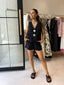 BLACK SHELL VEST SET