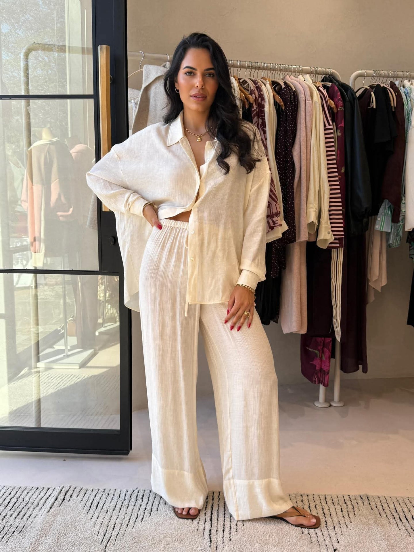 SIENNA PANT- CREAM