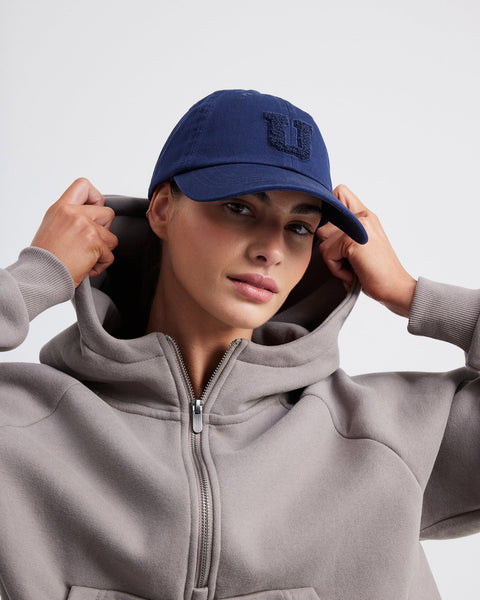 SIDE LINE CAP BOUCLE- MEDNIGHT NAVY