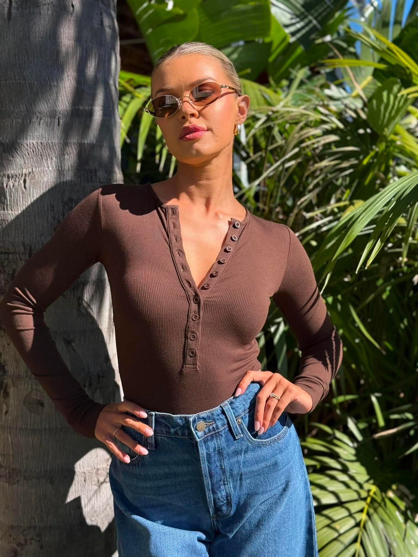 LARA BODYSUIT - ESPRESSO