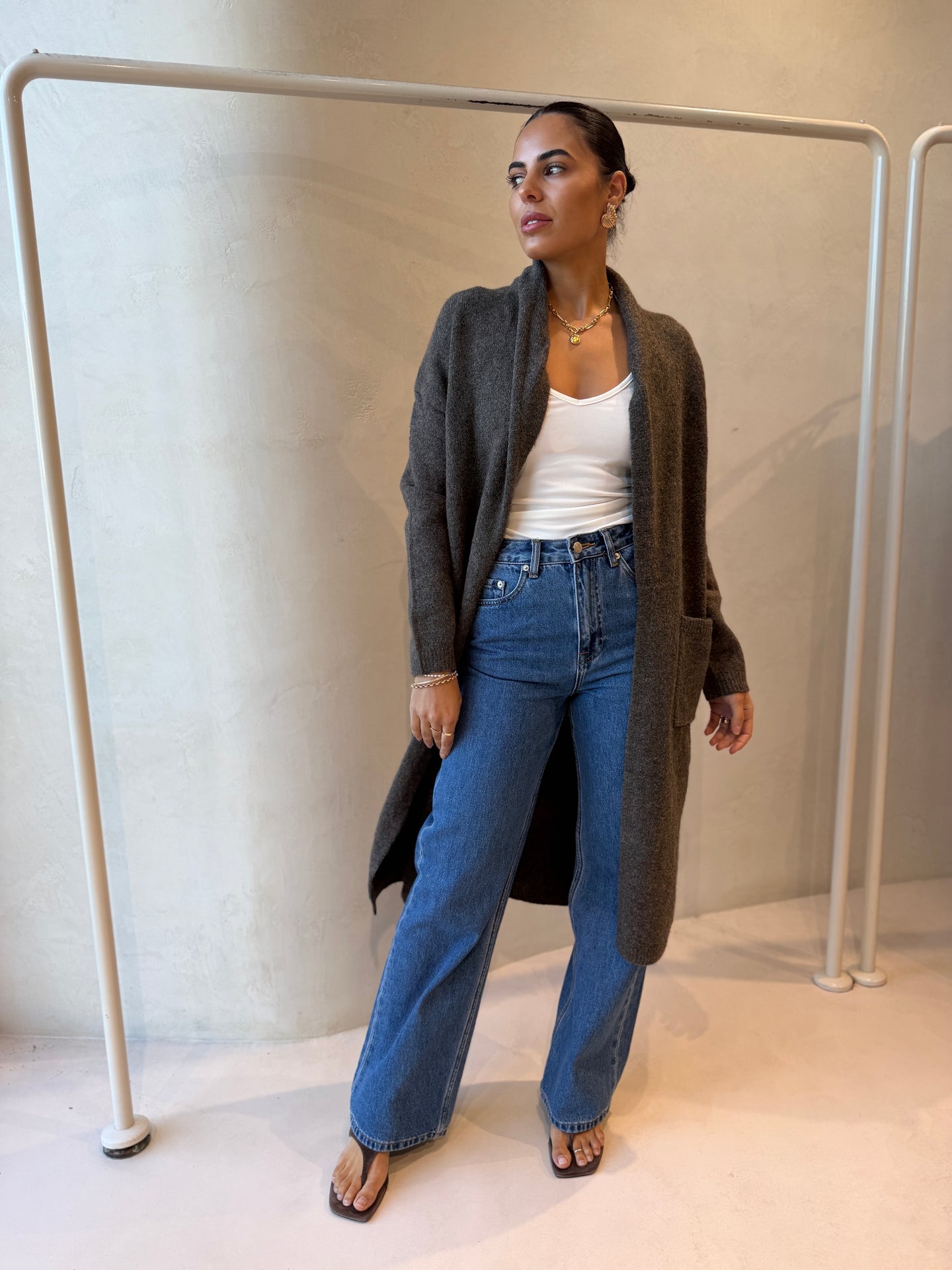 RECREATE KNIT -BROWN
