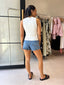 SOLEIL STAR KNIT TOP-WHITE