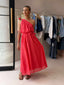 BAJA ONE SHOULDER DRESS - PUNCH