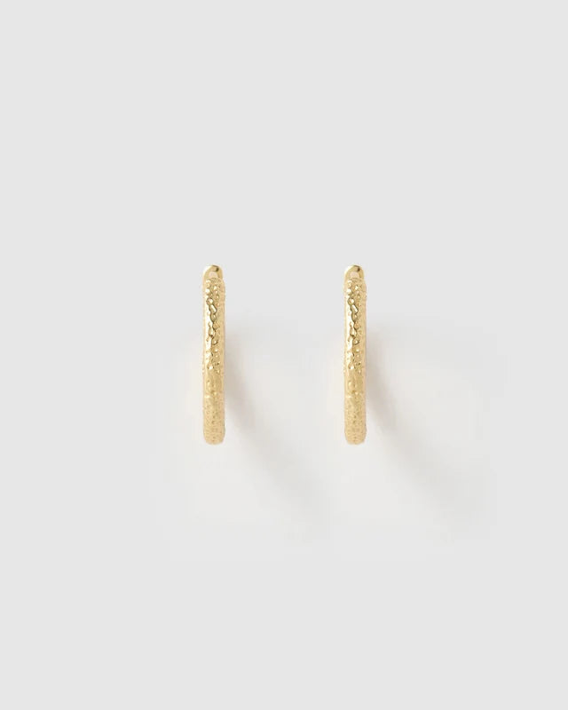 ARABELLA GOLD HOOP EARRINGS
