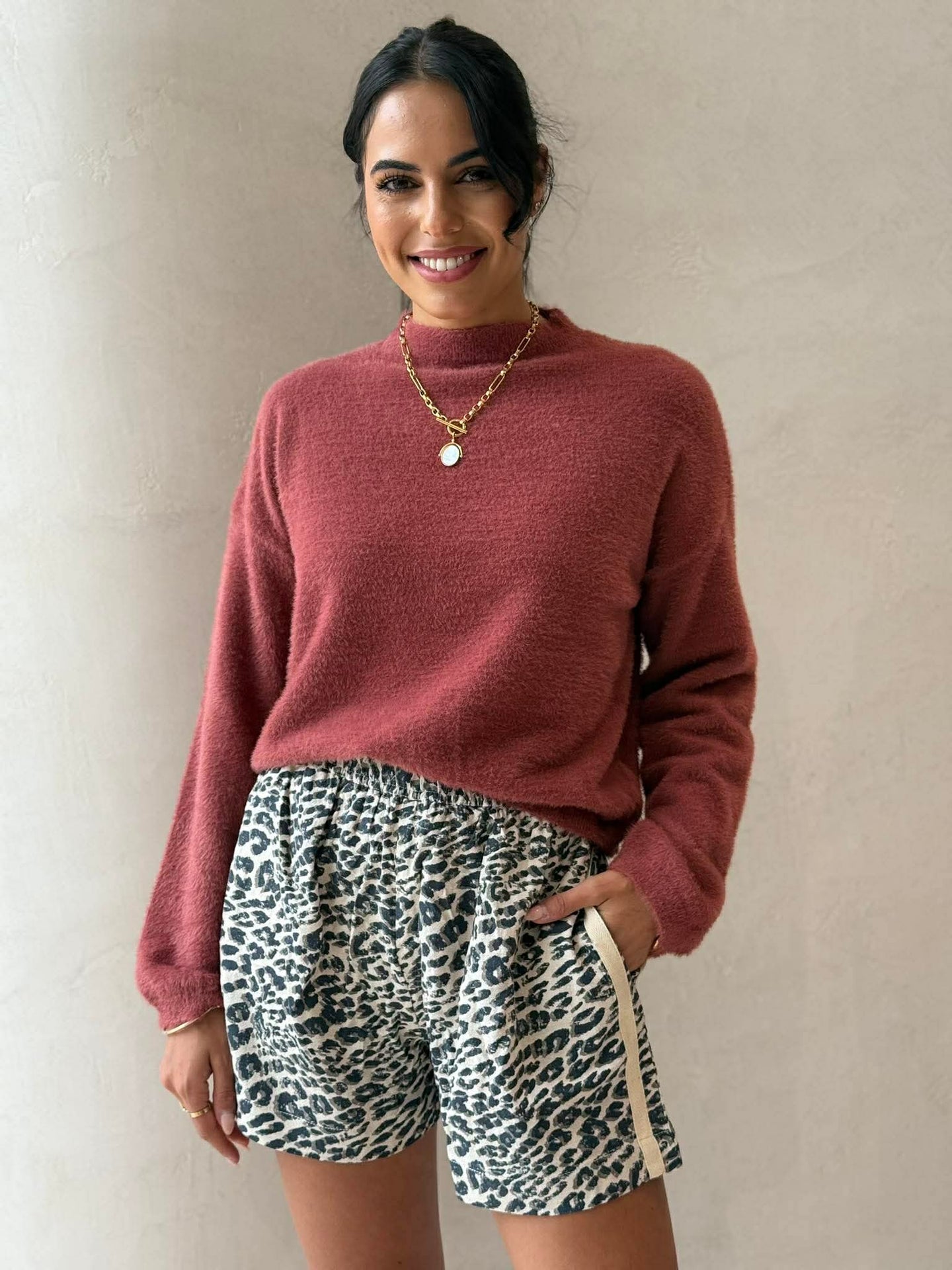 DANNI KNIT - SOFT RUST