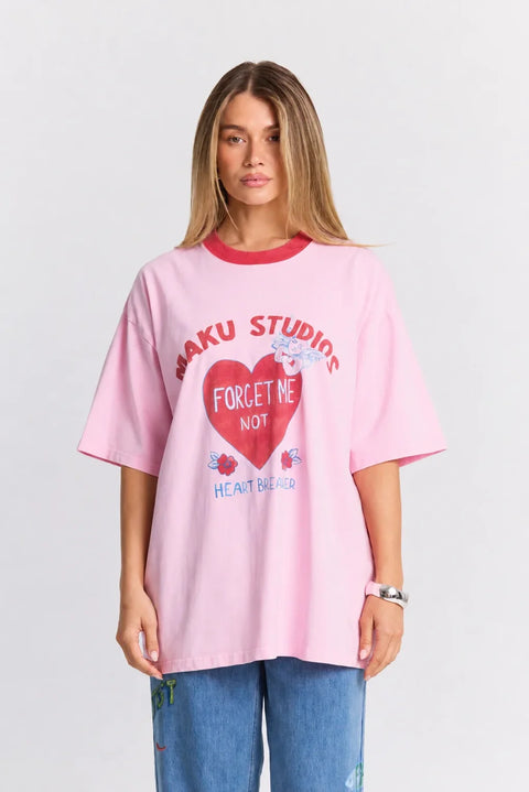 HEARTBREAKER OVERSIZED TEE- MAKU