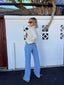 THE BELLE PU BOMBER - CREAM