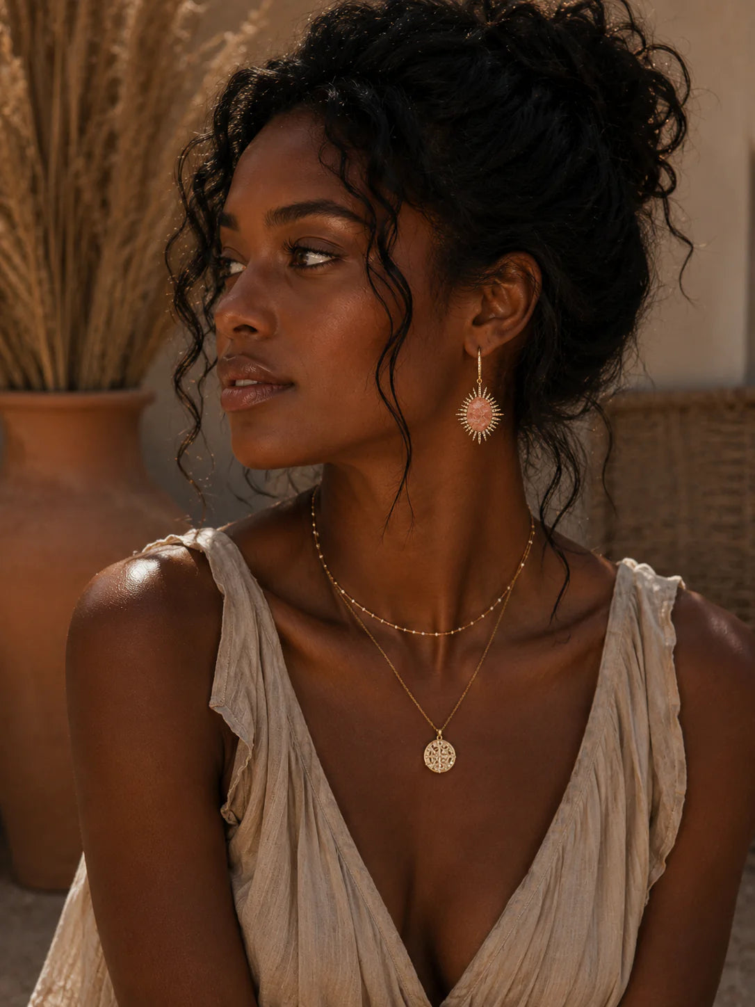 SUNSTONE ASTRA EARRINGS