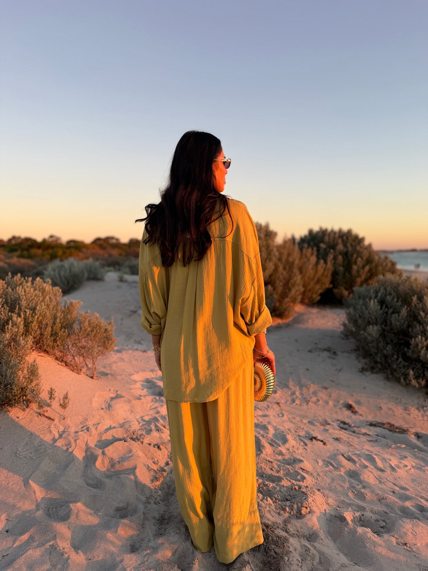 SIENNA PANT- CHARTREUSE