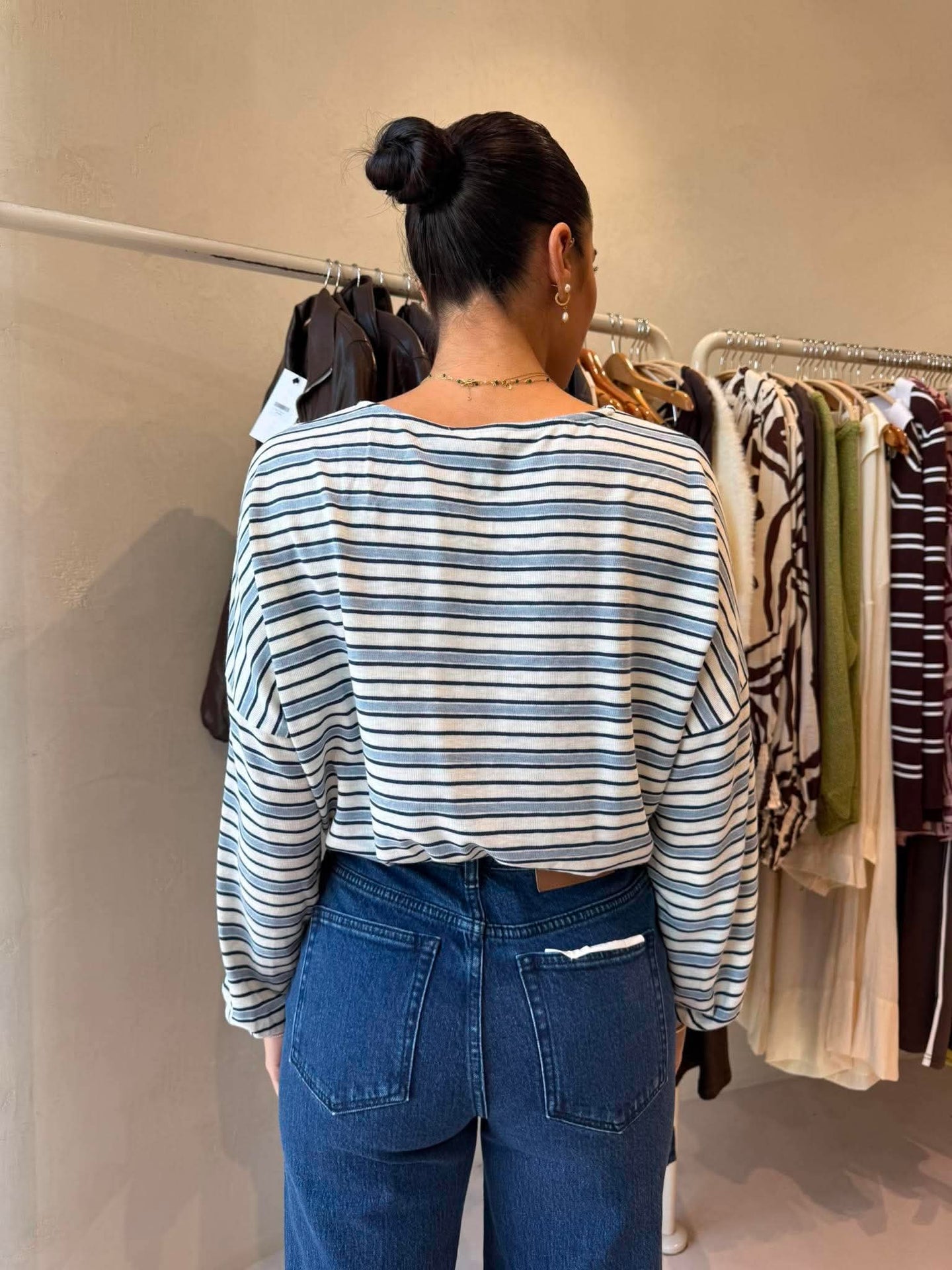 ARA STRIPE TOP- NAUTIC