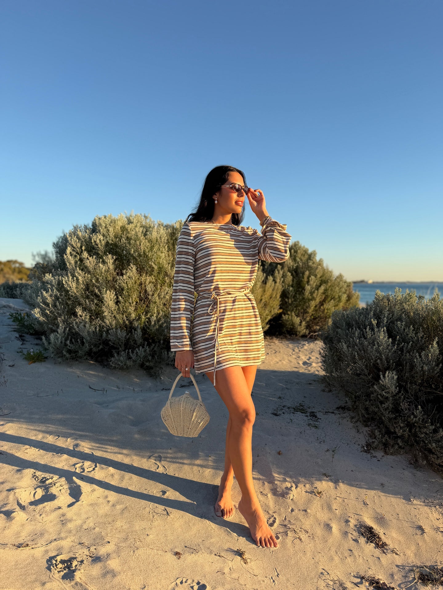 LELANI MINI DRESS- CABANA STRIPE