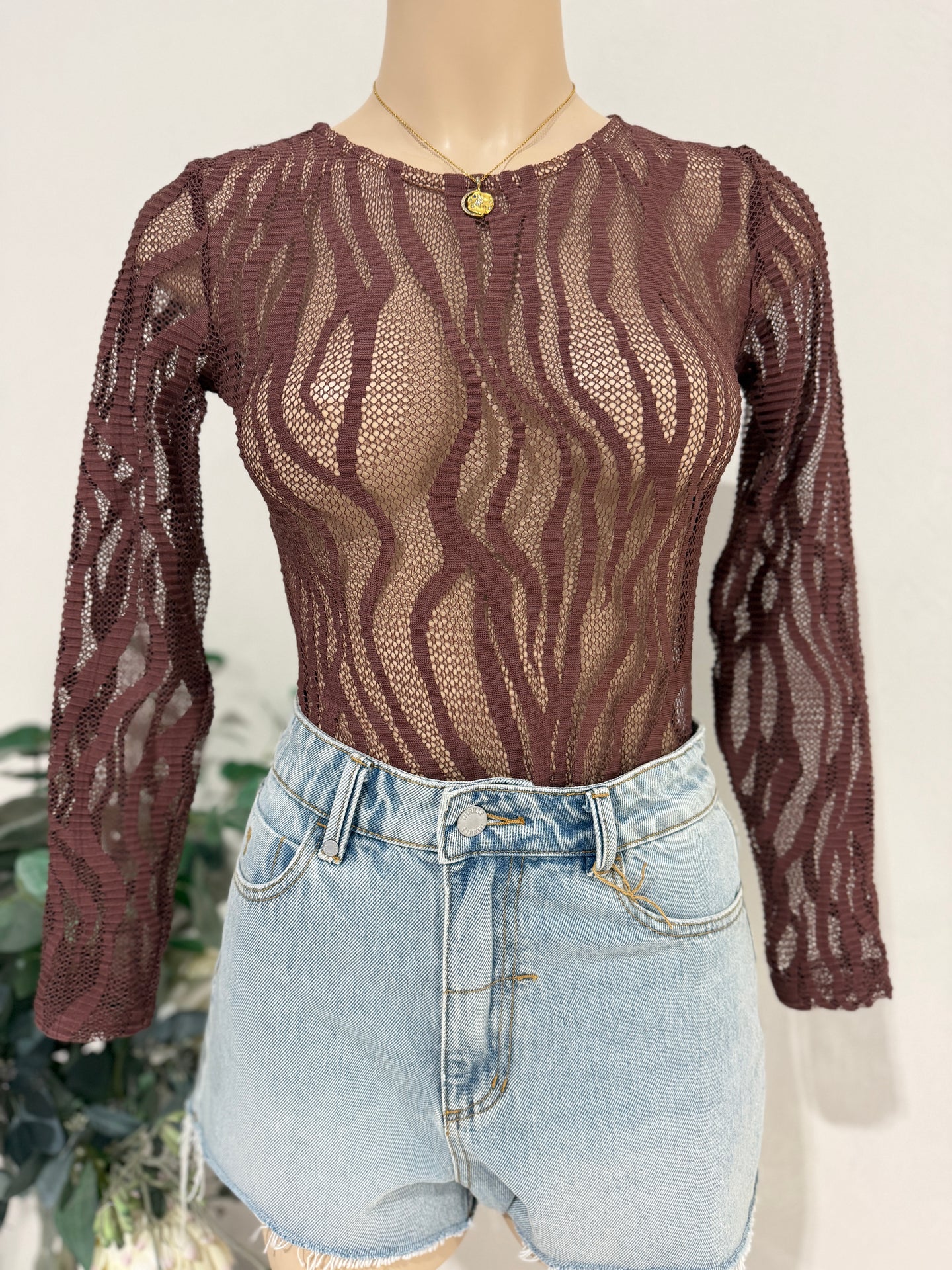 JAMARI BODYSUIT-COCOA