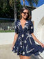 BELLANY DRESS - NAVY SPARKS
