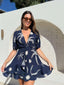 BELLANY DRESS - NAVY SPARKS