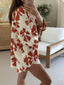 OMA SHORT SET - BURNT ORANGE FLORAL