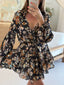 BAROSSA DRESS - BLACK FLORAL