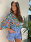FLEETWOOD BLOUSE - CARINA PRINT