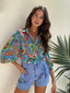 FLEETWOOD BLOUSE - CARINA PRINT