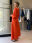 MIRAMAR TWIST MAXI DRESS - CORAL