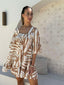 BOTSWANA DRESS - PALM LEAF
