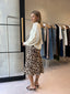 BETH MIDI SKIRT - ANIMAL PRINT