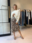 BETH MIDI SKIRT - ANIMAL PRINT