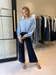 DOLCE BLOUSE - BLUE CHECK