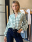 DOLCE BLOUSE - GREEN CHECK